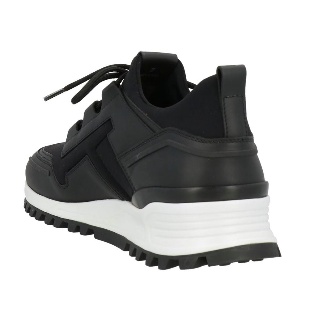 Black Calfskin Men Sneaker