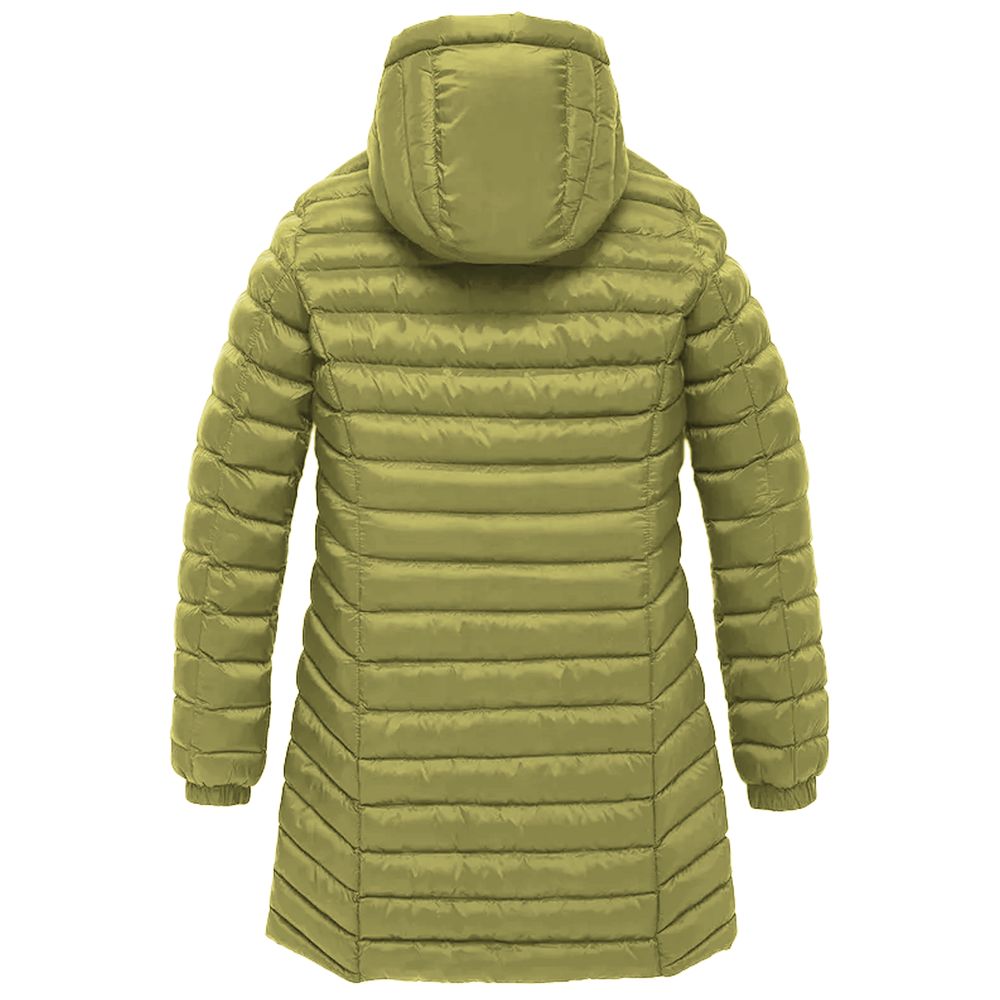 Green Nylon Jackets & Coat