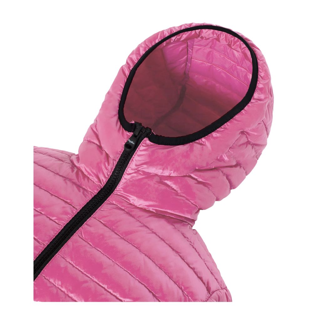 Pink Polyamide Jackets & Coat