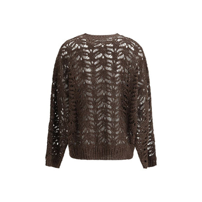 Perforated Sweater with sequins