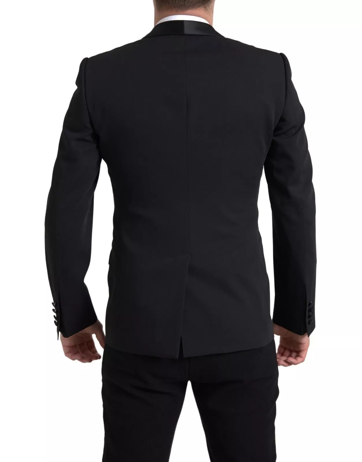 Black Wool Single Breasted MARTINI Blazer