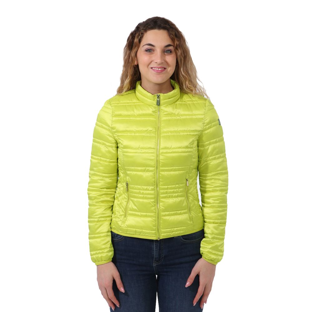 Green Polyester Women's Jacket