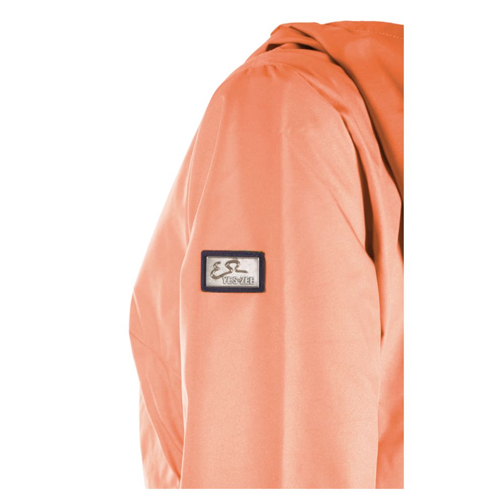 Orange Polyester Jackets & Coat