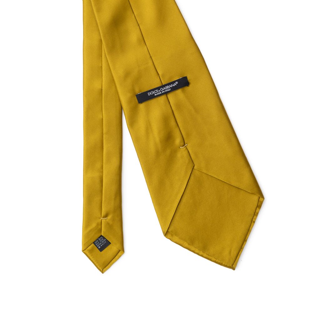 Yellow Silk Ties & Bowty