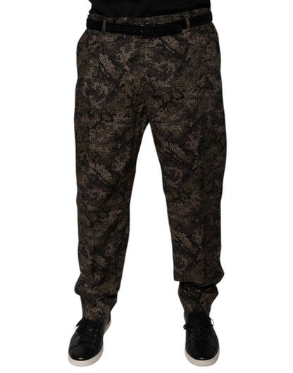 Multicolor Camouflage Men Dress Pants