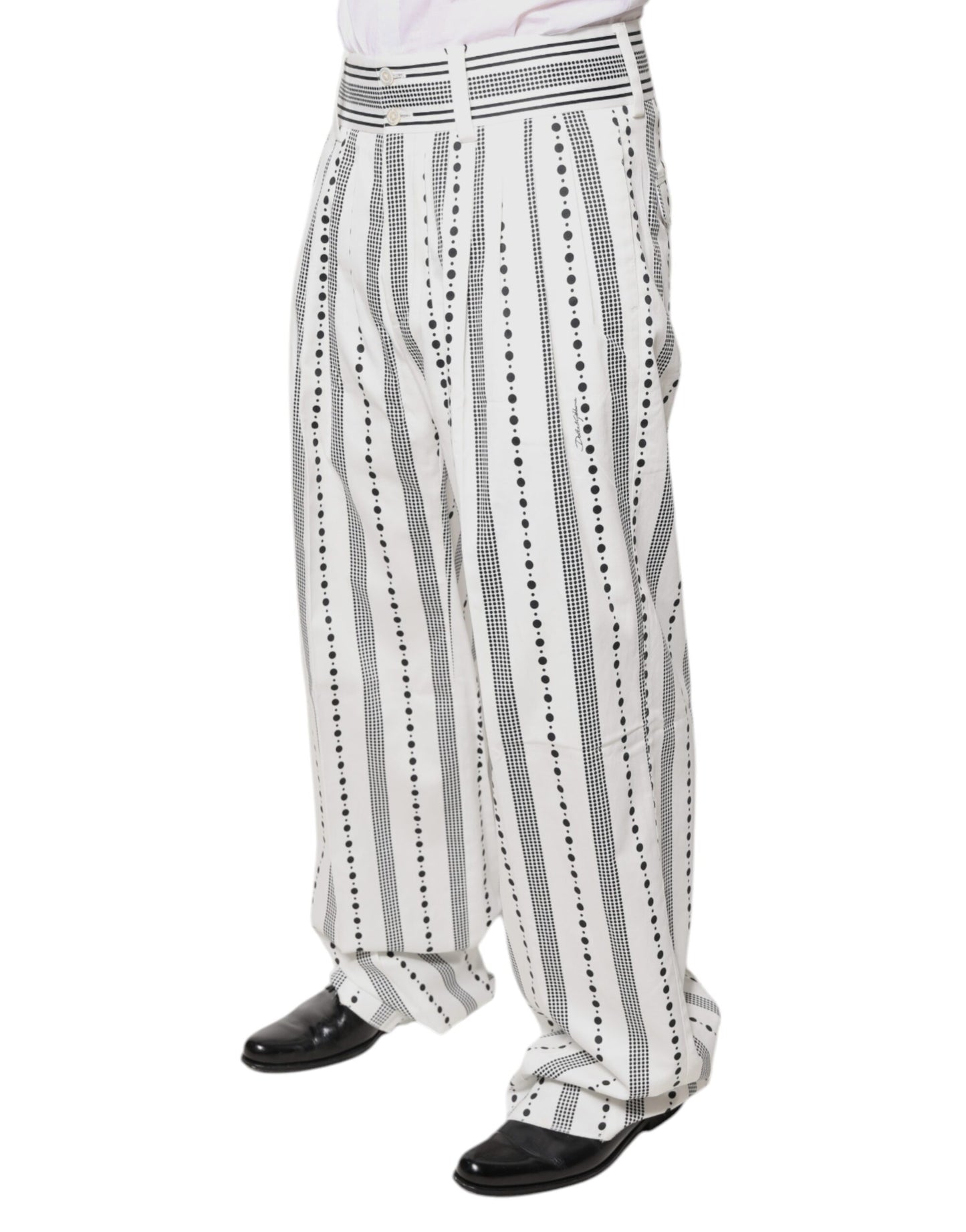 White Straight Formal Dress Pants