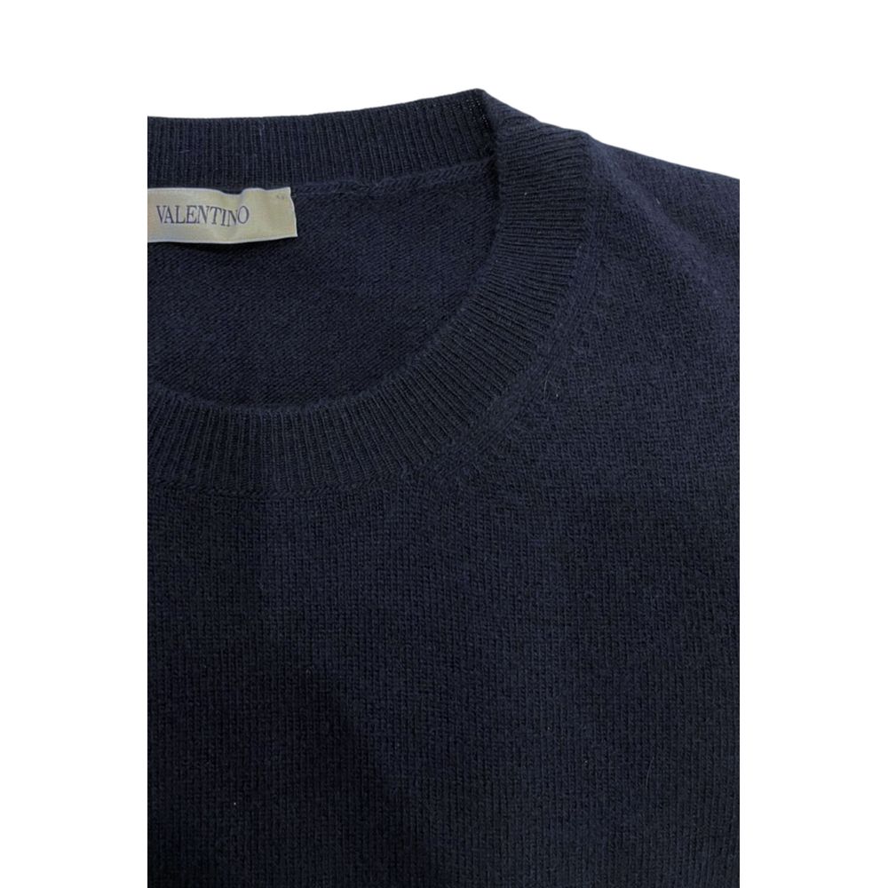 Blue Wool Men Sweater