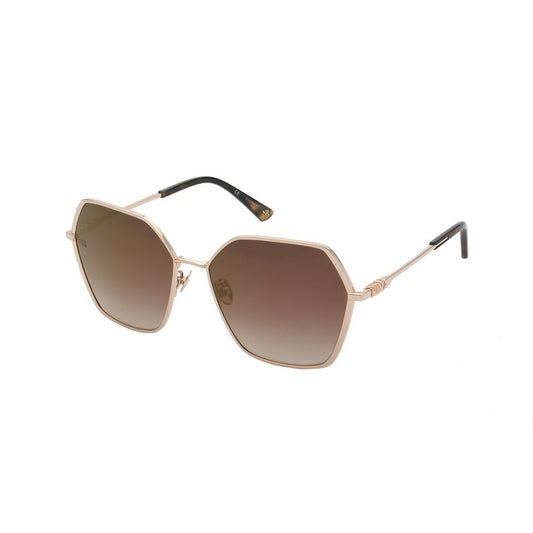 Brown Metal Sunglasses