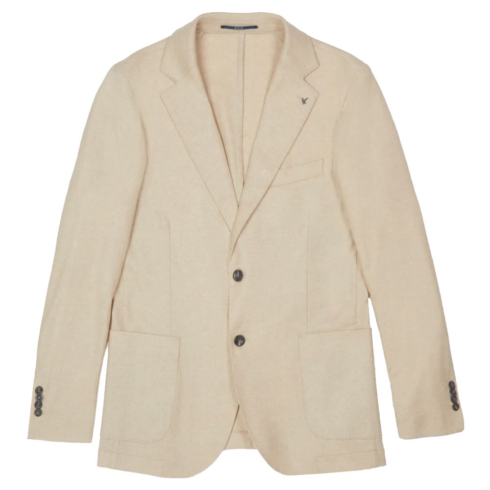 Beige Linen Blazer