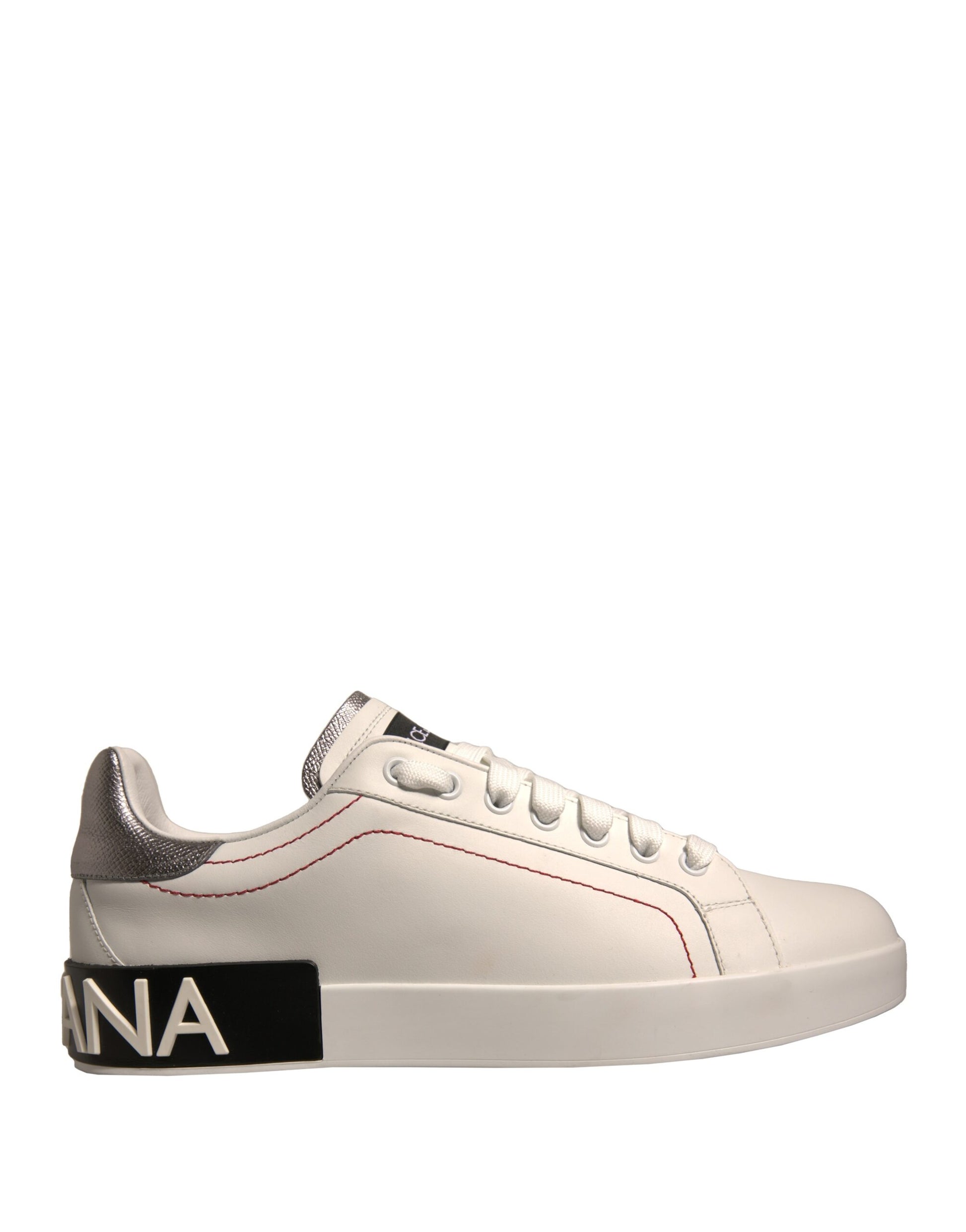 White Leather Classic Low Top Sneakers Shoes