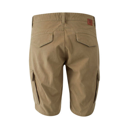 Beige Cotton Men Bermuda Short