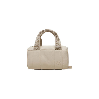 Cream Polyethylene Handbag