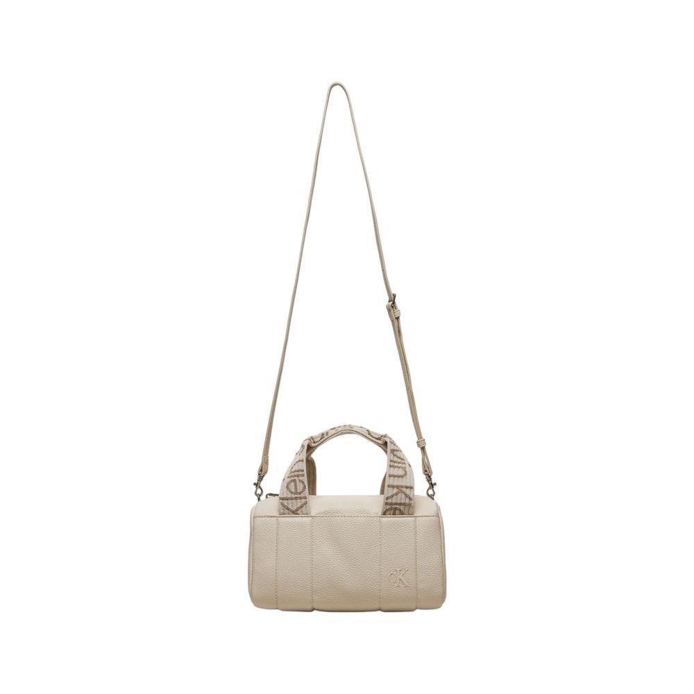 Cream Polyethylene Handbag