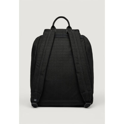 Black Recycled Polyester Backpack