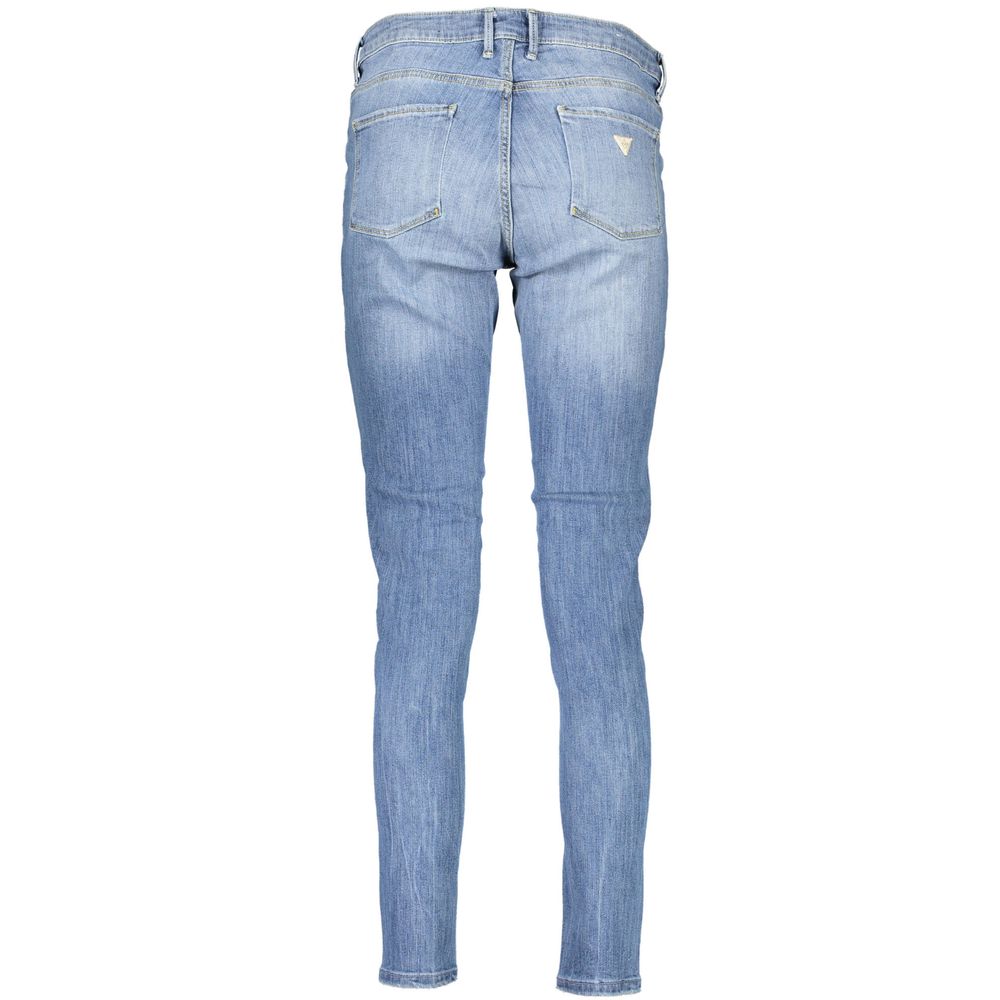 Light Blue Cotton Women Jeans