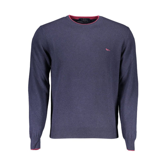 Blue Wool Men Sweater