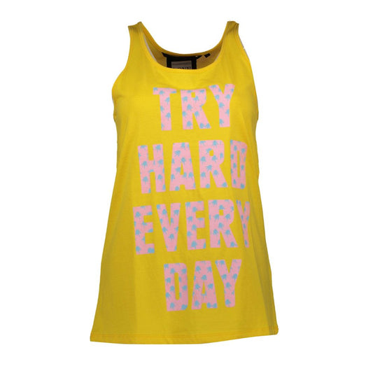 Yellow Cotton Women Top