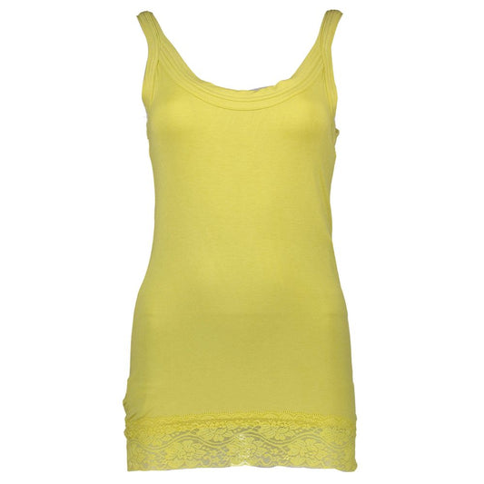 Yellow Cotton Women Top