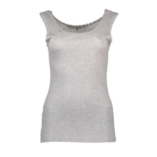 Gray Viscose Women Top