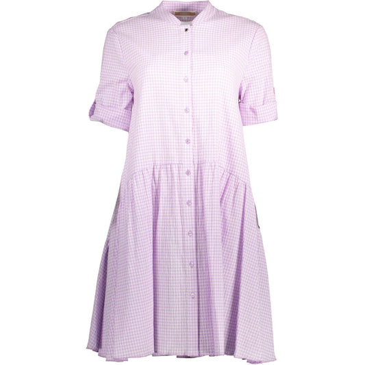 Pink Cotton Women Dress