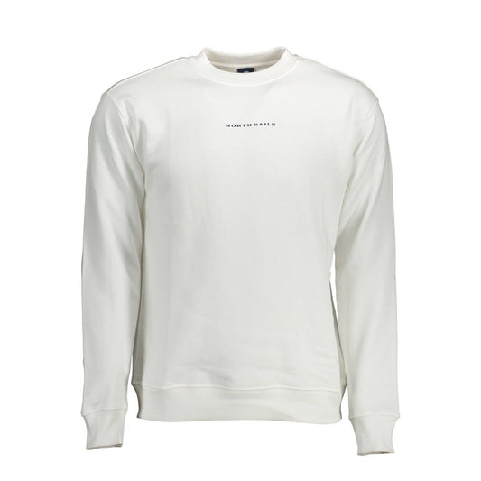 White Cotton Men Sweater