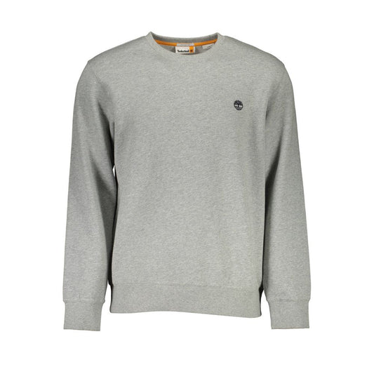 Gray Cotton Men Sweater