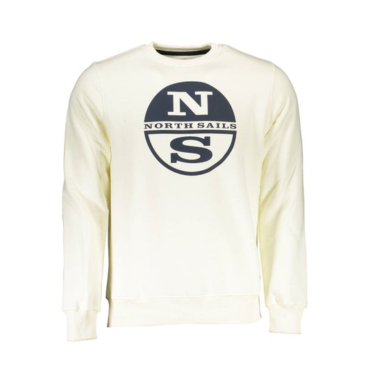 White Cotton Men Sweater