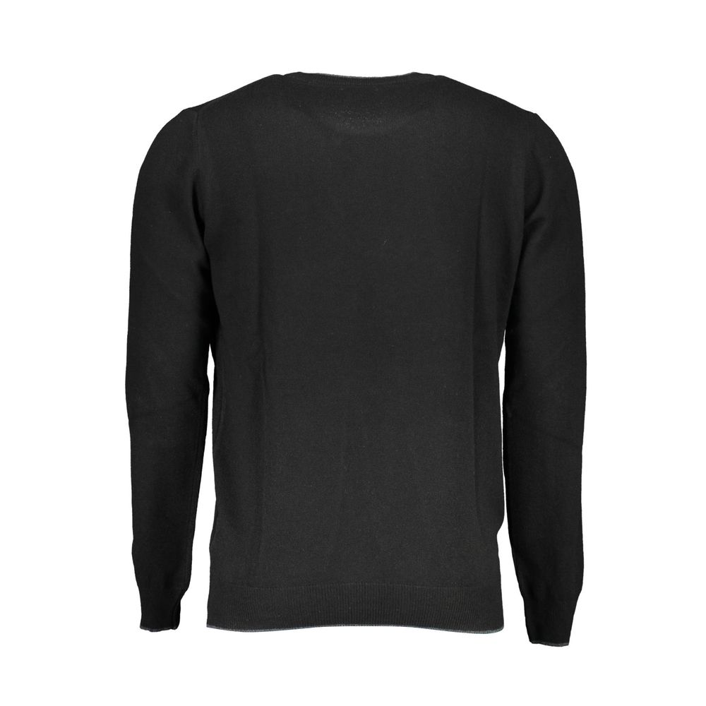 Black Polyamide Men Sweater