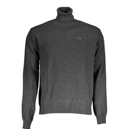 Gray Wool Men Sweater