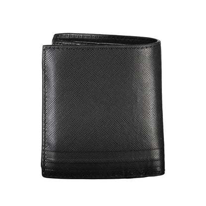 Black Leather Men Wallet