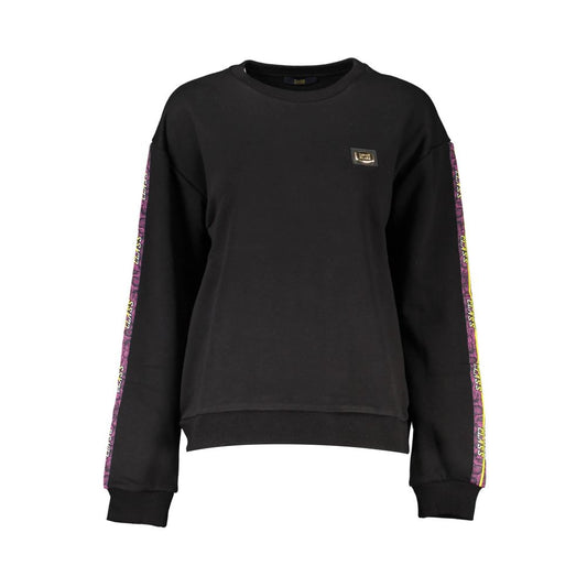 Black Cotton Women Sweater