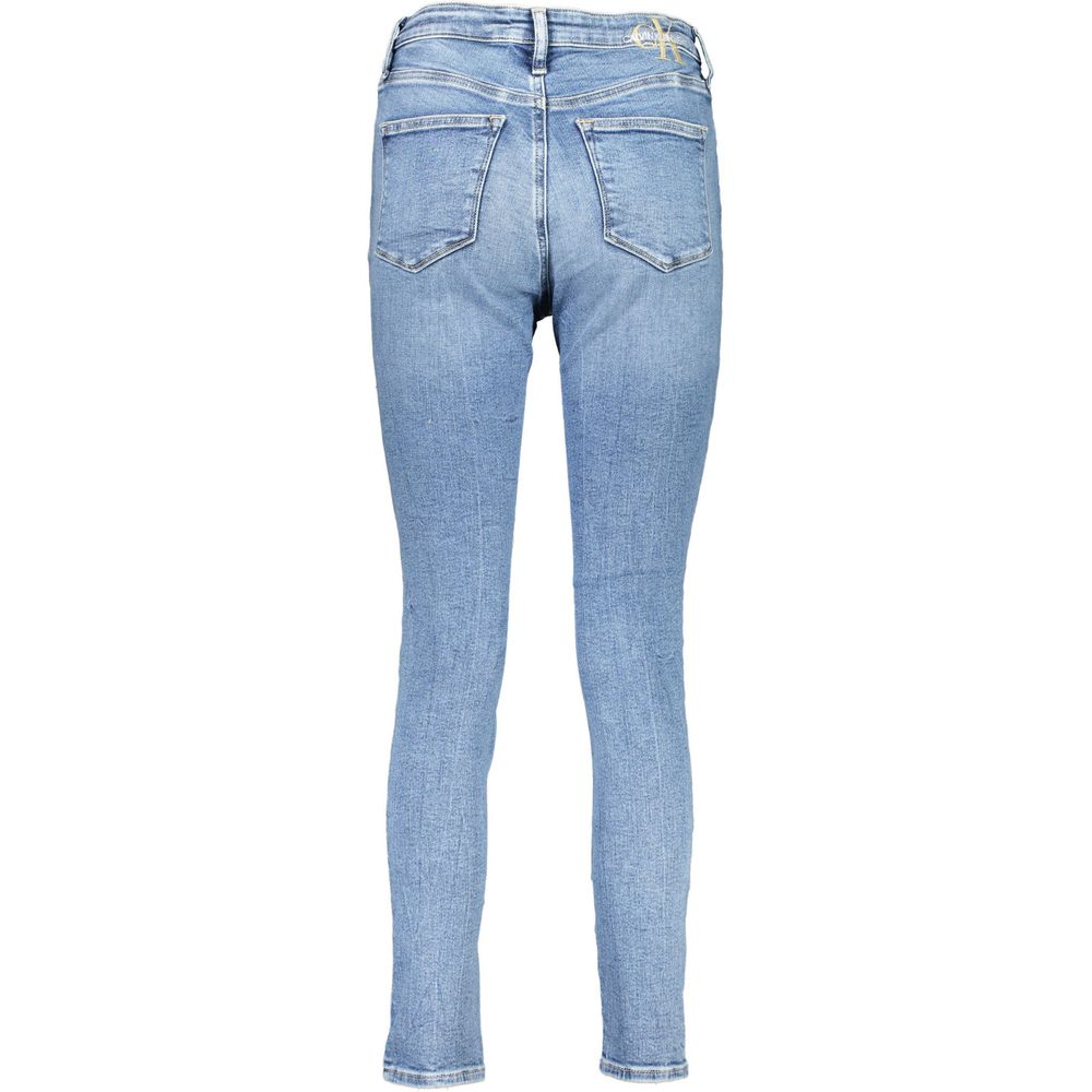 Light Blue Cotton Women Jeans