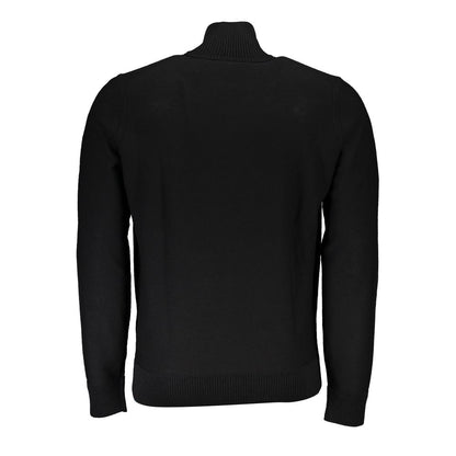 Black Wool Men Sweater