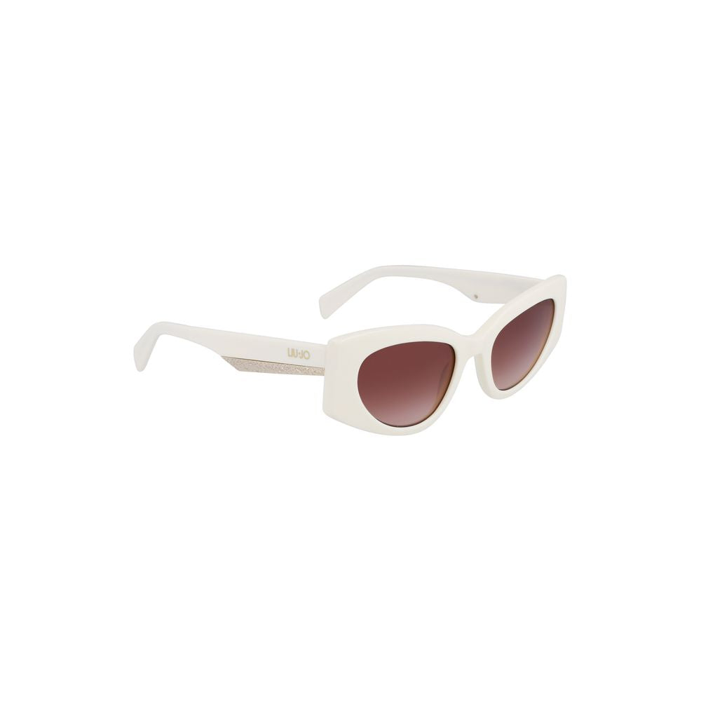 White Acetate Sunglasses