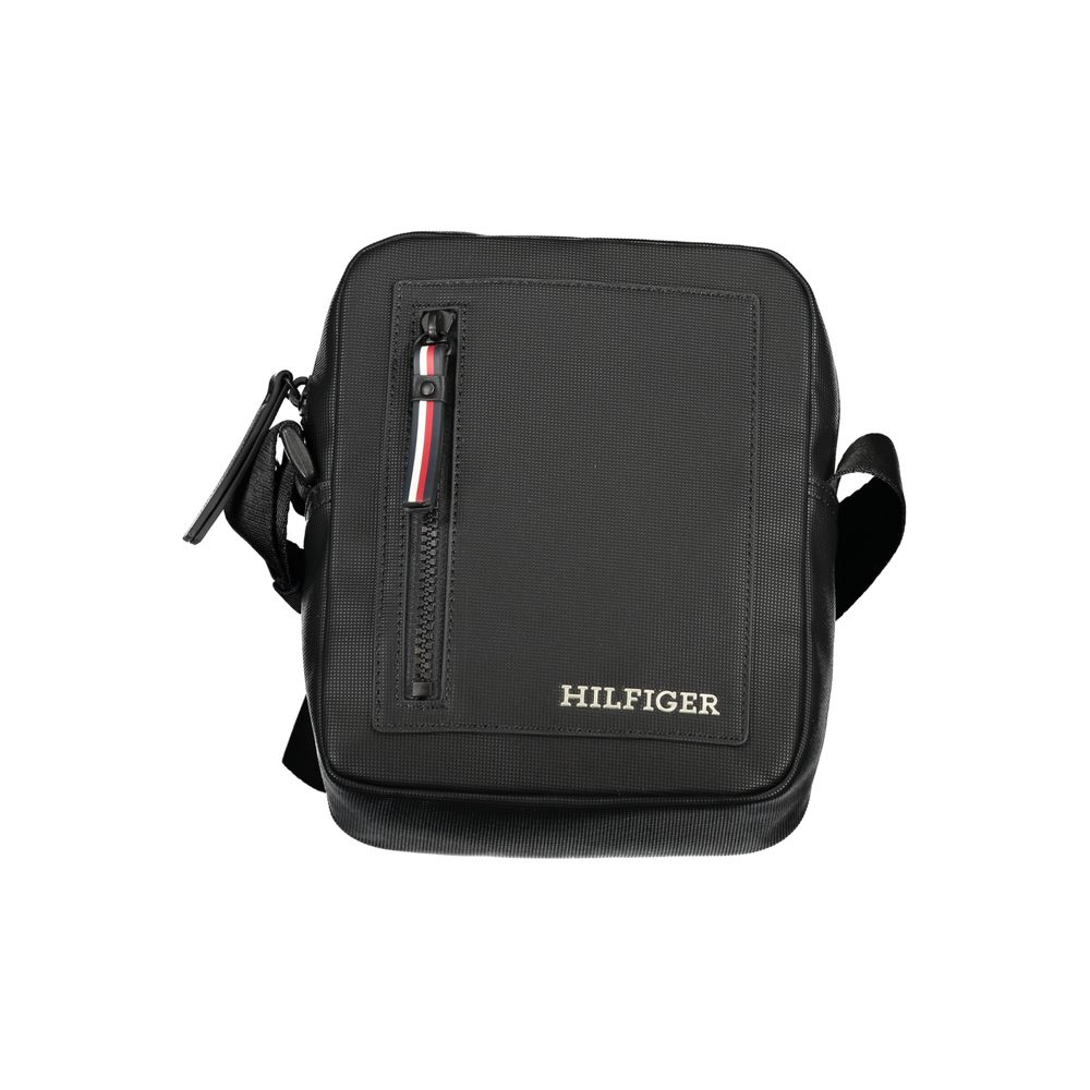 Black Polyethylene Shoulder Bag