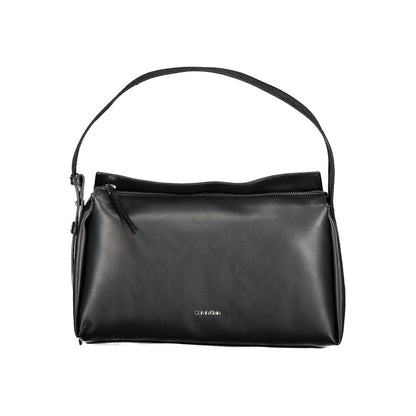 Black Polyester Handbag