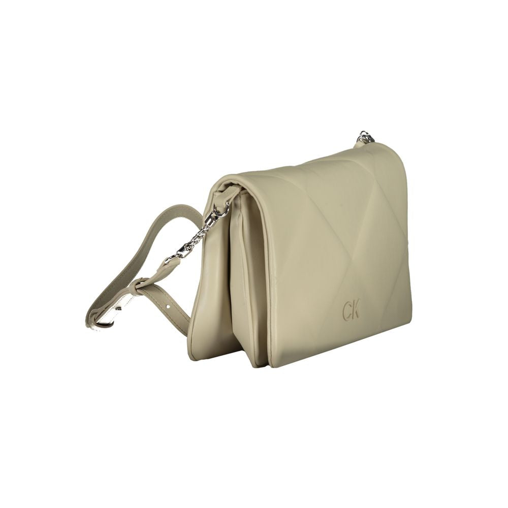 Beige Cotton Handbag