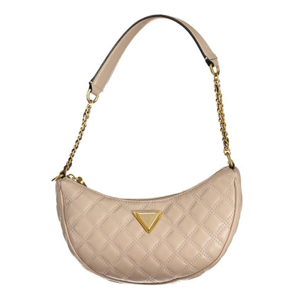 Beige Polyethylene Handbag