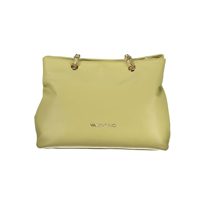 Green Polyethylene Women Handbag