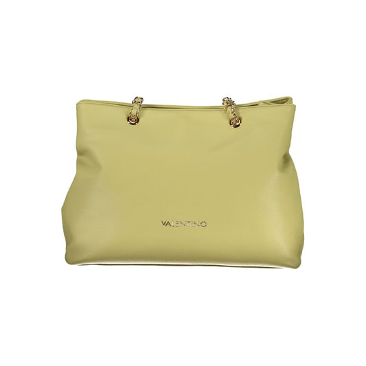 Green Polyethylene Women Handbag