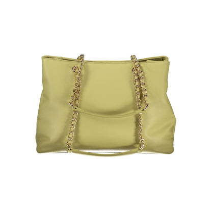 Green Polyethylene Women Handbag