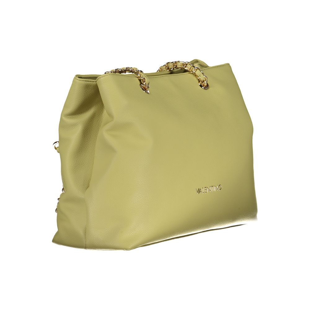 Green Polyethylene Women Handbag