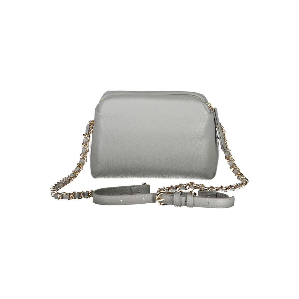 Gray Polyethylene Women Handbag