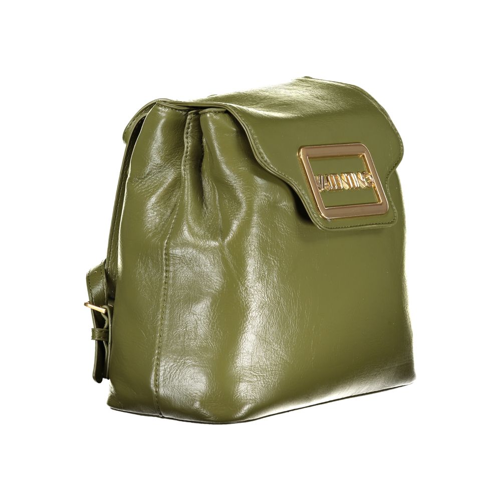 Green Polyethylene Women Backpack