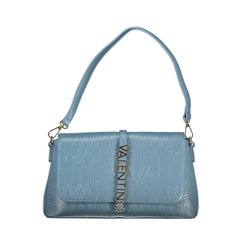 Light Blue Polyethylene Women Handbag