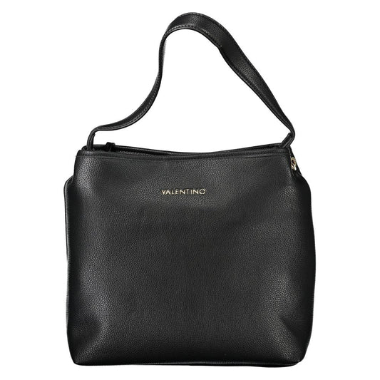 Black Polyethylene Women Handbag