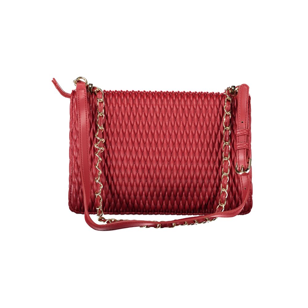 Red Polyethylene Women Handbag