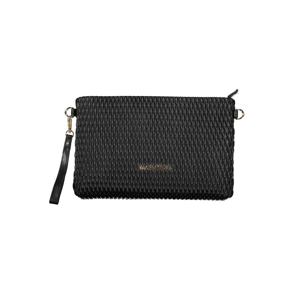 Black Polyethylene Women Handbag