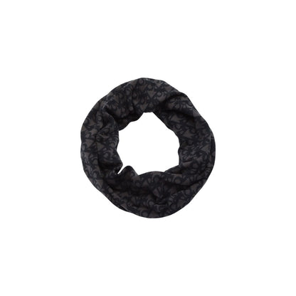 Black Recycled Polyester Scarf