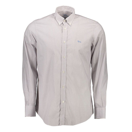 White Cotton Men Shirt